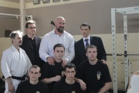 Встреча обладателя 8 дана каратэ Сергея Бадюка и Сергея Тыщенко